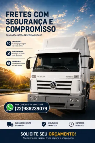Fretes na região
