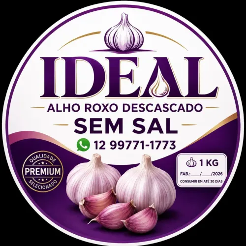 Alho descascado 