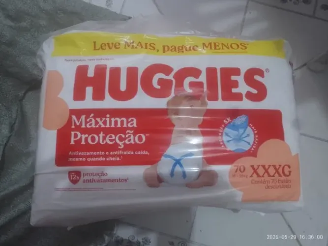 Fraldas Descartáveis Huggies XXXG 280 Unidades