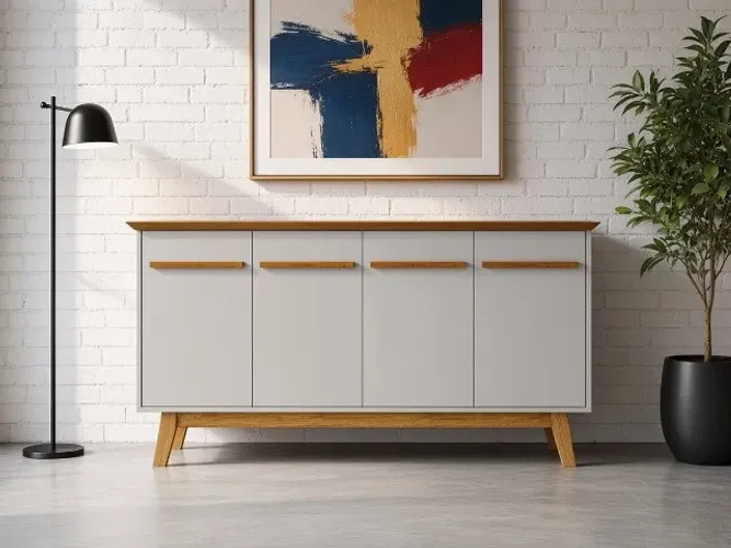 Aparador Buffet Opala 1,60m 4 Portas (NOVO A PRONTA ENTREGA)