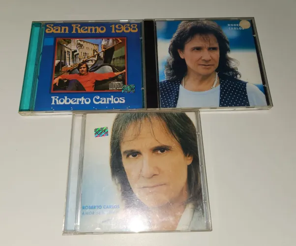Três CDs Roberto Carlos
