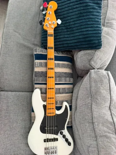 Fender American Ultra Jazz Bass V USA - Arctic Pearl - Excelente Estado