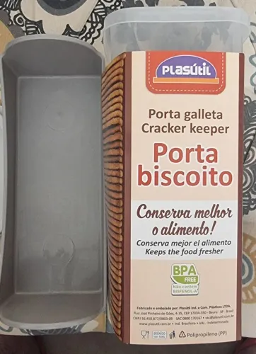 PORTA TORRADA OU BISCOITO MANTENDO-OS SEMPRE FRESQUINHOS - $ 15,00 - NÃO FAÇO ENTREGAS.