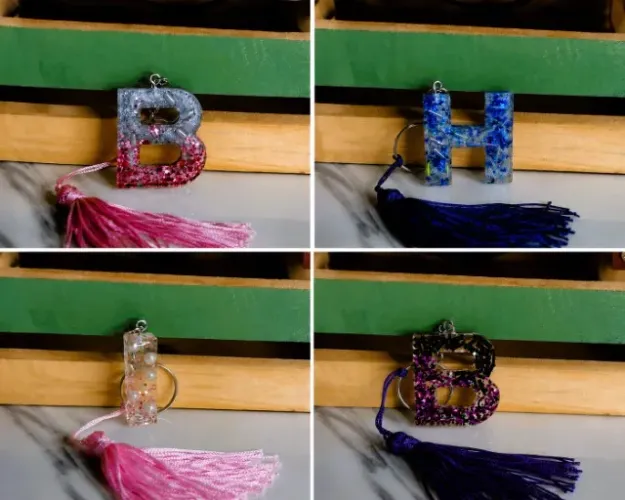 Chaveiro Letra Inicial Personalizado Artesanato!
