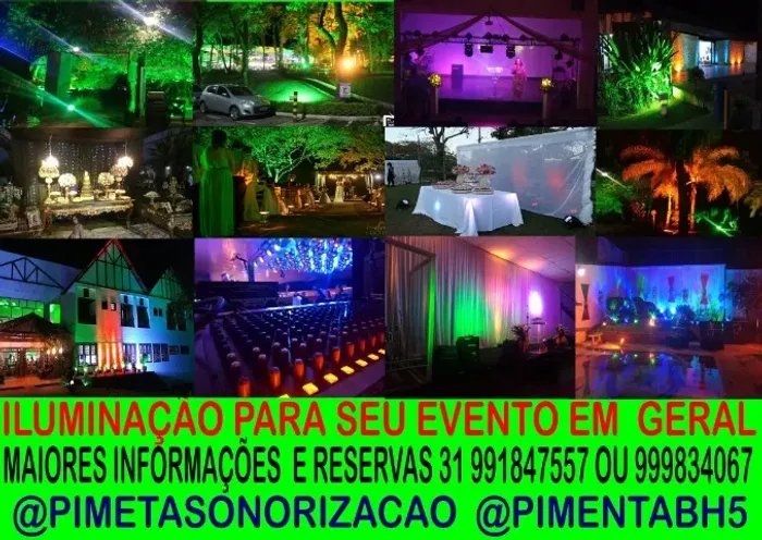 aluguel de iluminação cênica para seu evento  em geral. https://linktr.ee/pimentasonorizac