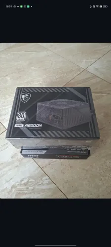 Fonte MSI MAG A600DN 600W 80 PLUS - nova na caixa