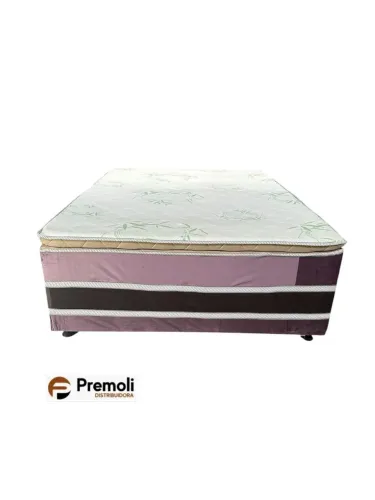 CAMA BOX CASAL D28 LUXO C/ PILLOW
