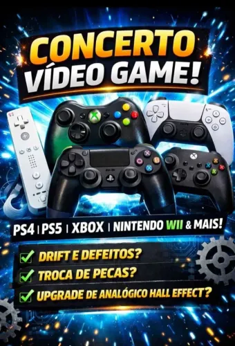 Conserto de Controle Playstation e Xbox  Hall Effect 