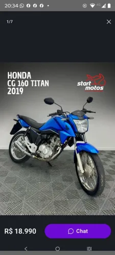 Honda CG TITÃ 160 special edition 2019 