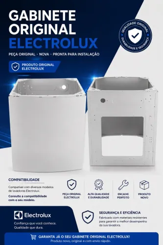 Gabinete máquina Electrolux novo