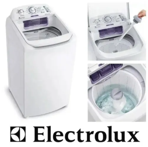 *Vendo*  Lavadora de Roupas Automática Electrolux 8,5Kg LAC09 Branca (Com NF).   