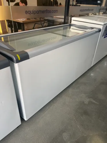 Freezer horizontal - expositor - Metalfrio - 505 litros