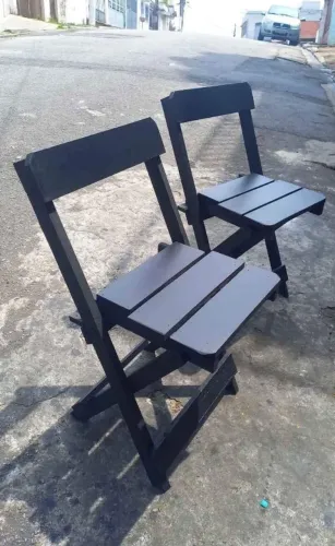 Conjunto mesa e cadeiras dobrável