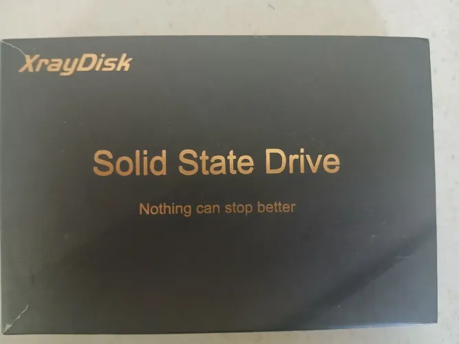 SSD XrayDisk 240GB na caixa em perfeito estado