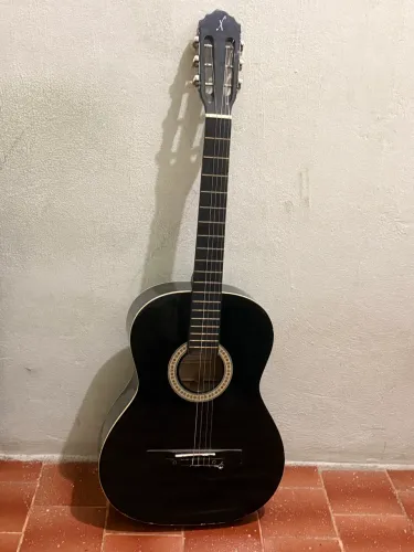 Violão Nylon Preto + Case - Ótimo para Iniciantes