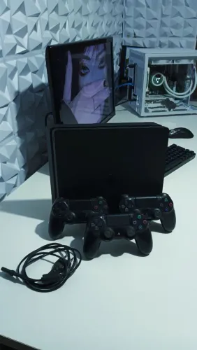 ? PS4 Slim 1TB + 2 Controles ? Revisado