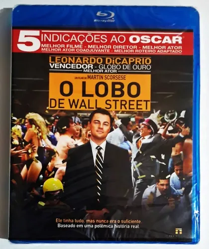 Blu-ray O Lobo De Wall Street Original Lacrado Martin Scorsese Leonardo DiCaprio