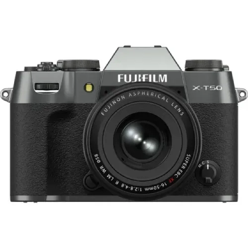 Câmera Fujifilm X-T50 XF 16-50MM Kit Silver - Nova na caixa!