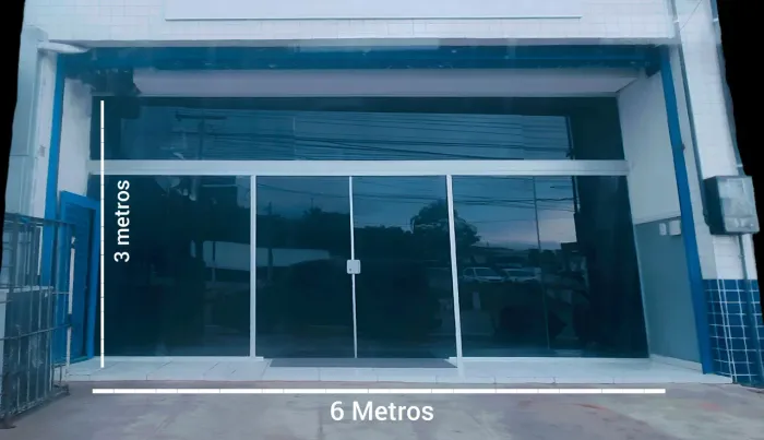 FACHADA DE VIDRO COMPLETA
