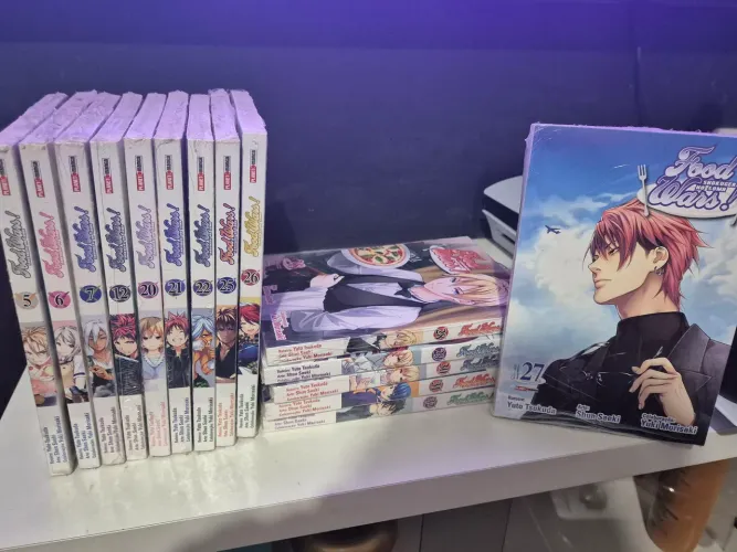 Mangás shokugeki no soma.