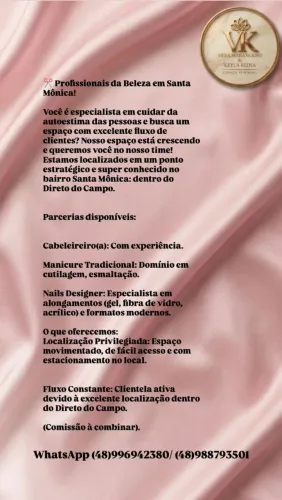 Chamada para Parceria: Cabeleireiros/Manicures/Nails Designer