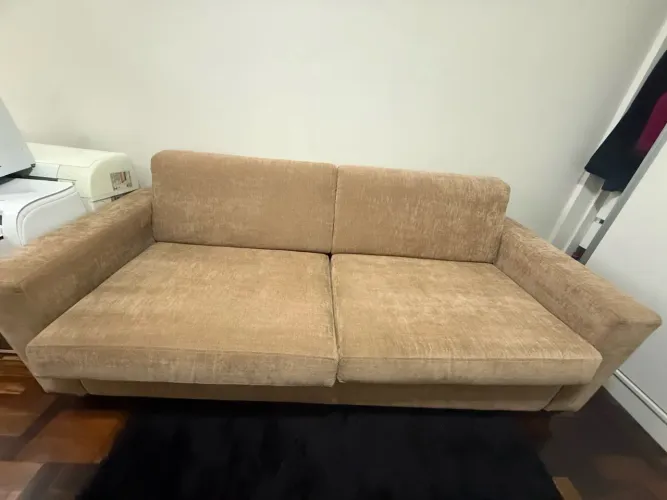 Sofá praticamente novo, bege