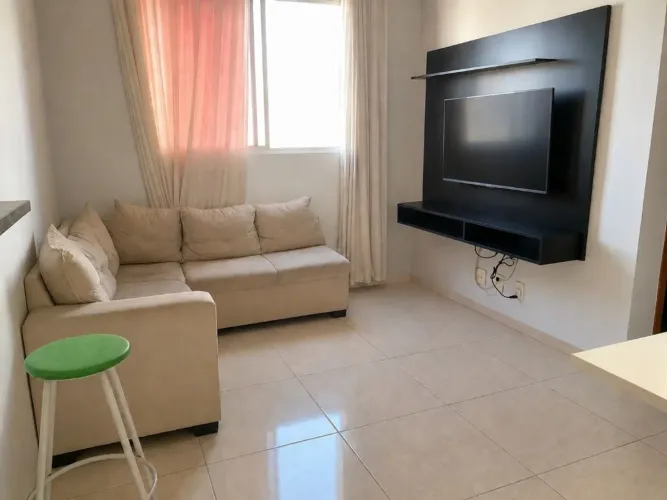 Apartamento com 2 dormitórios à venda, 44 m² por R$ 210.000,00 - Chácaras Santa Rita - Goi