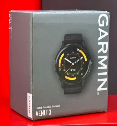 Garmin Relógio Venu 3 - 010-02784-01 - SLATE / BLACK  - 45MM - Produto Novo