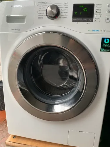 Lavadora de roupa Samsung 10 kg 110 volts usada dou garantia