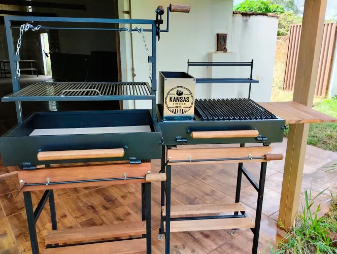 Churrasqueiras parrilla, faço por encomenda