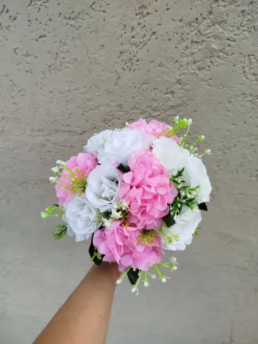 Buques de flores artificiais para casamento civil 50,00 cada