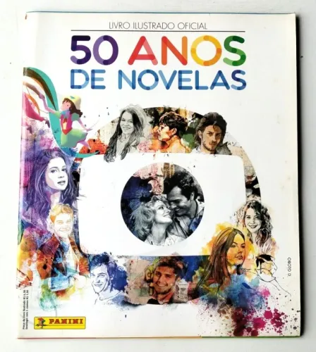 Álbum De Figurinhas - 50 Anos De Novela Com 58 Figurinhas Coladas - 2015