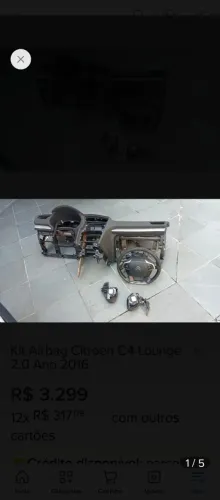 Kit airbag C4 lounge 2016