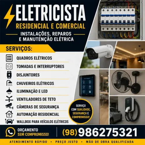 Eletricista | Instalações e Reparos Gerais