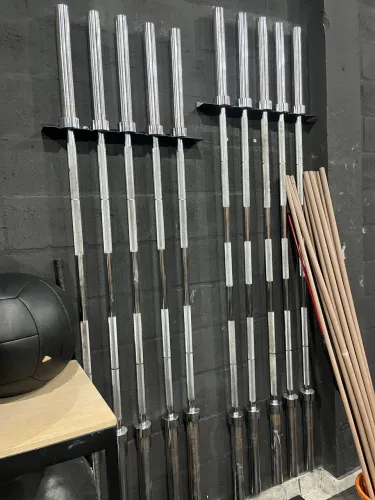 Kit barras de para musculação e LPO 