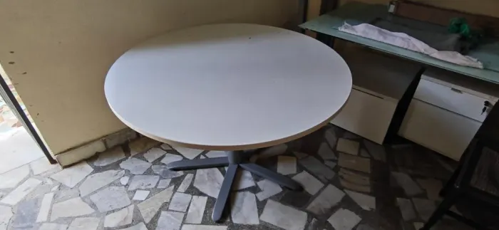 Mesa escritório redonda 1,20m