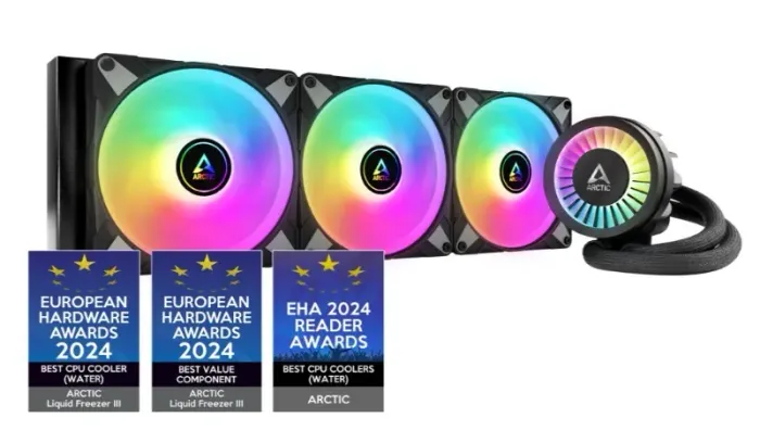 Water Cooler Arctic Liquid Freezer III 420 MM 420MM ARGB AIO Watercooler AMD Intel