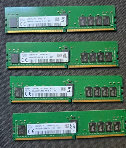 Memória Ram ECC 32gb DDR4 3200mhz