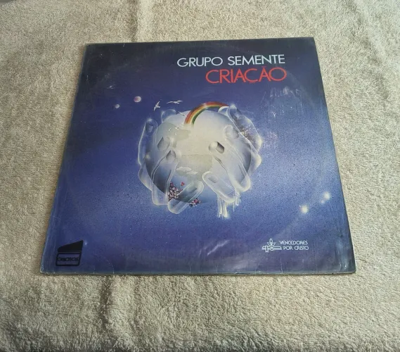 Lp disco de vinil gospel do Grupo Semente
