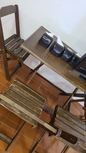 Mesa para lanchonete.