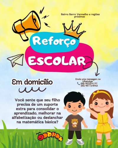 Reforço Escolar Especializado em Domicílio