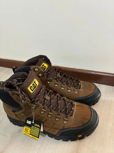 Bota Caterpillar Original Threshold WP Marrom - Real Brown 43