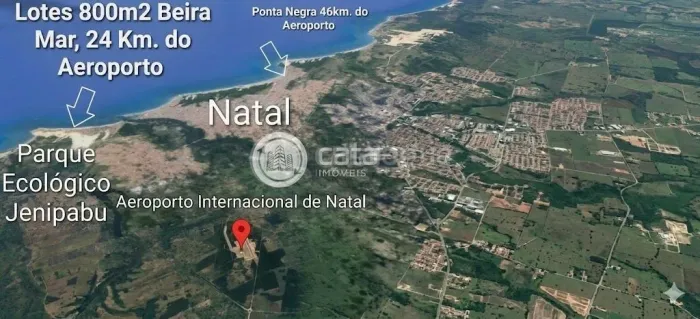 Oportunidade Única: 8 Lotes Beira-Mar a 24km do Aeroporto de Natal