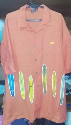 Camisa Quiksilver coral