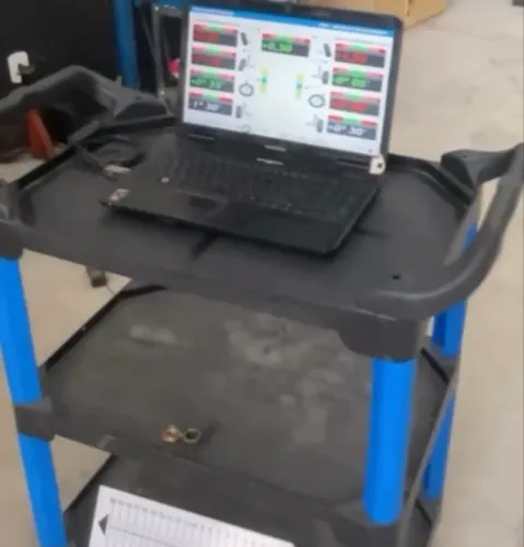 Elevador 2,5 t Ribeiro azul, 4 Torres e alinhamento digital computadorizado completo 