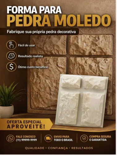 Formas moldes para gesso 3d 