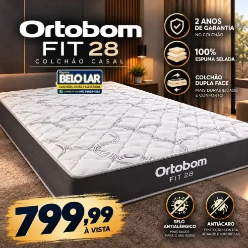 Colchão Ortobom Fit D28 Casal