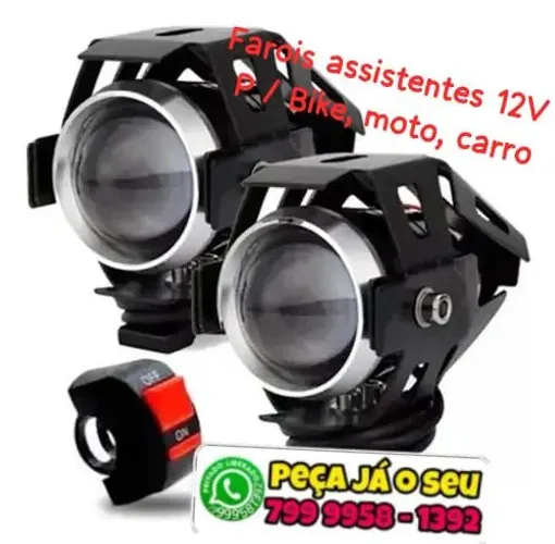FAROL DE MILHA LED ASSISTENTE 