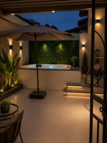 Casa caldas novas spa jacuzzi e churrasqueira