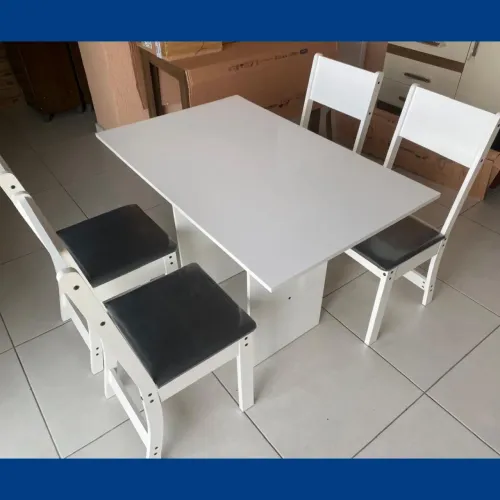 Mesa com 4 cadeiras - entrego hoje 